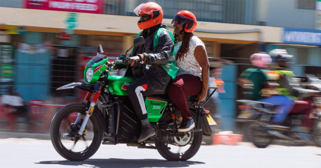 E-bike lifting passenger