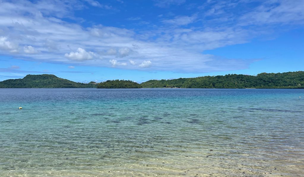 Crystal waters of Tonga