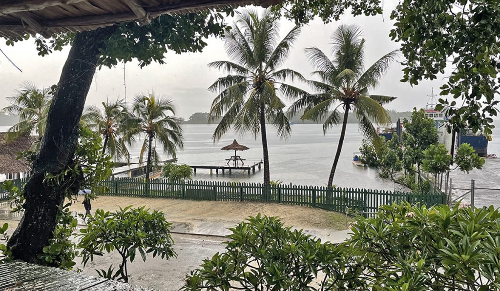 View from Gizo hotel