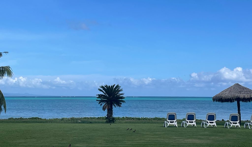 View from hotel room, Somoa