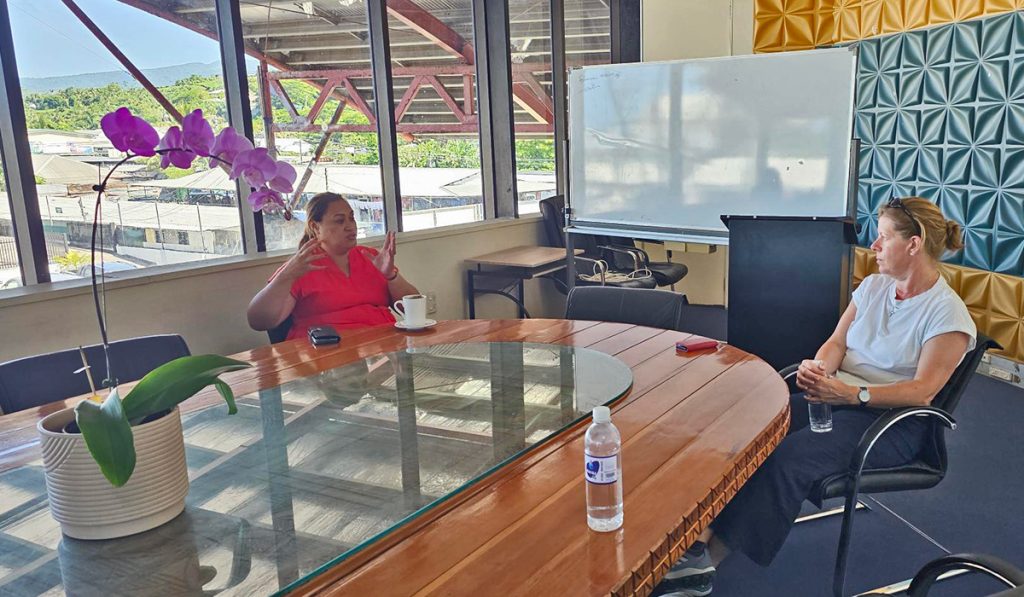 Rhiannon meets with Mayday